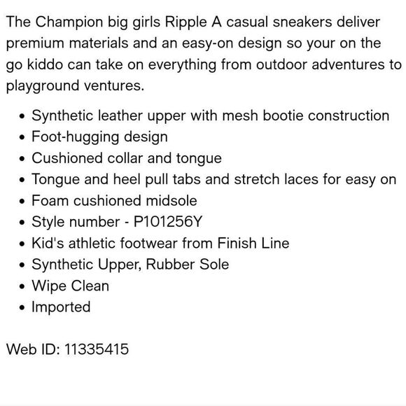 BIG Girls Ripple A Casual Sneakers - Picture 6 of 8